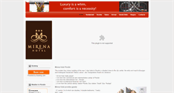 Desktop Screenshot of mirenahotel.com